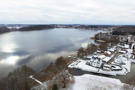 Blick über das Ufer des Krakower Sees