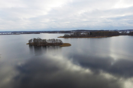 Blick über den Krakower See